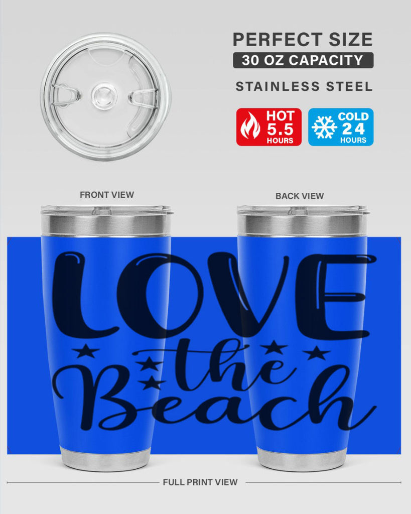 Love The Beach 305#- mermaid- Tumbler