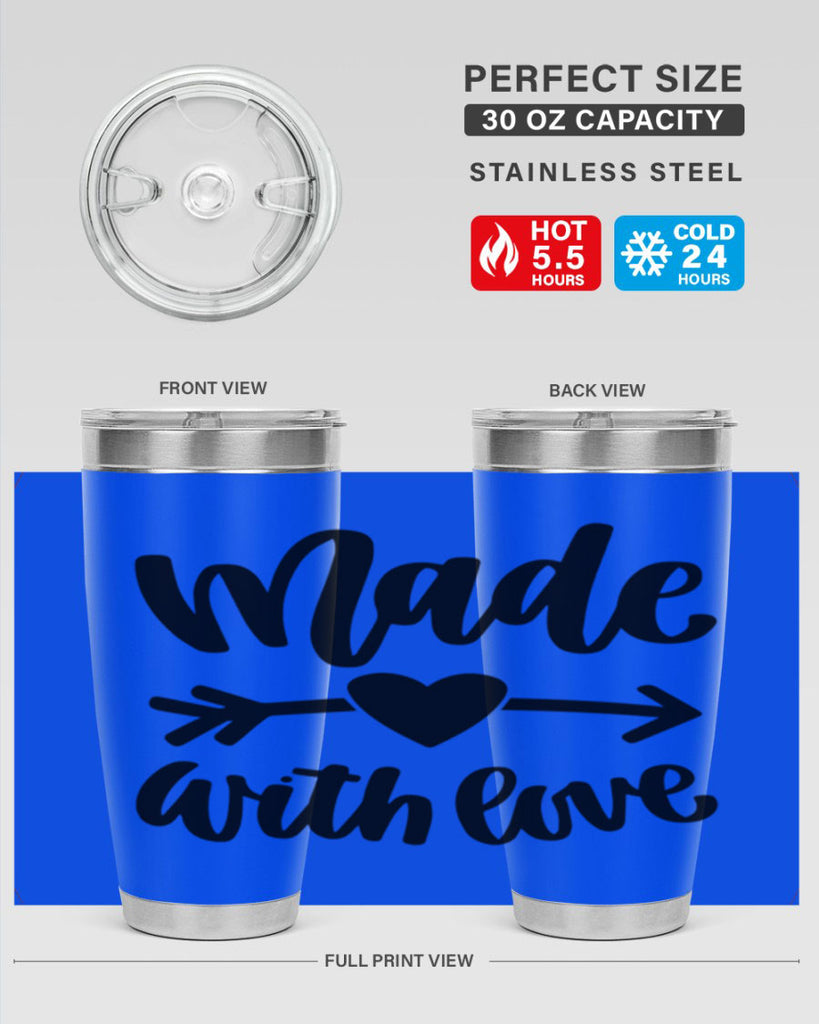 Made With Love Style 52#- baby- tumbler