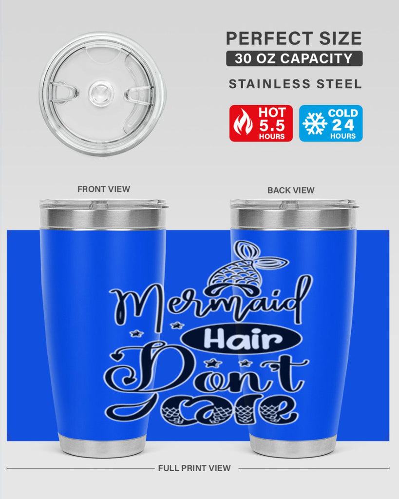 Mermaid Hair Dont Care 407#- mermaid- Tumbler