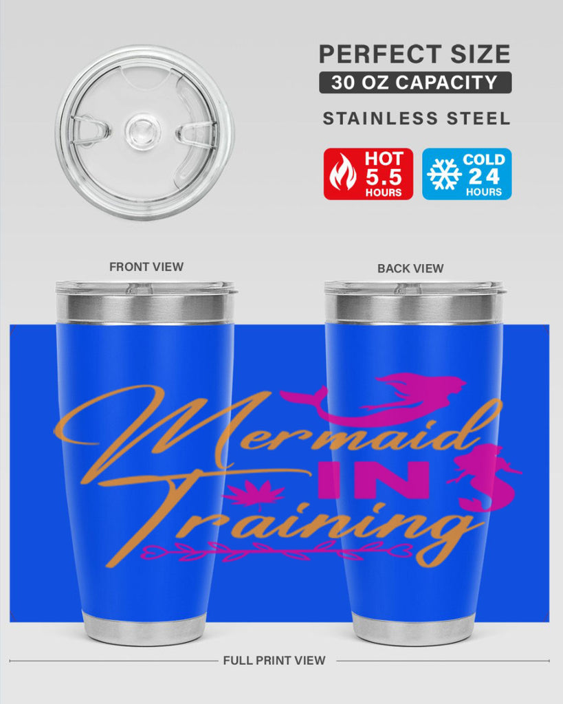 Mermaid In Training 362#- mermaid- Tumbler