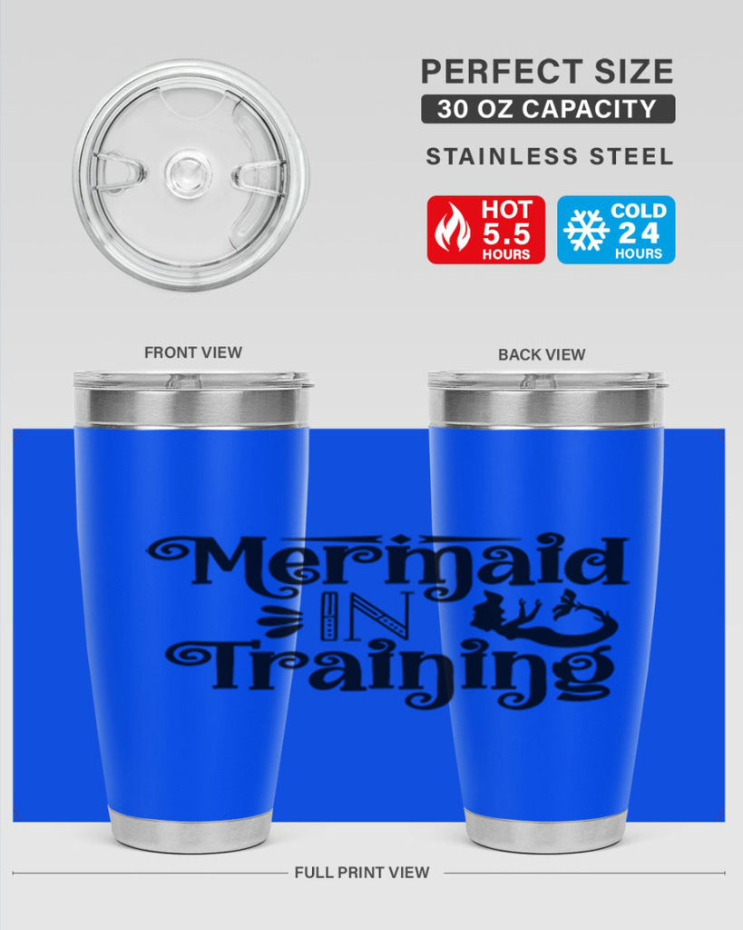 Mermaid In Training 364#- mermaid- Tumbler