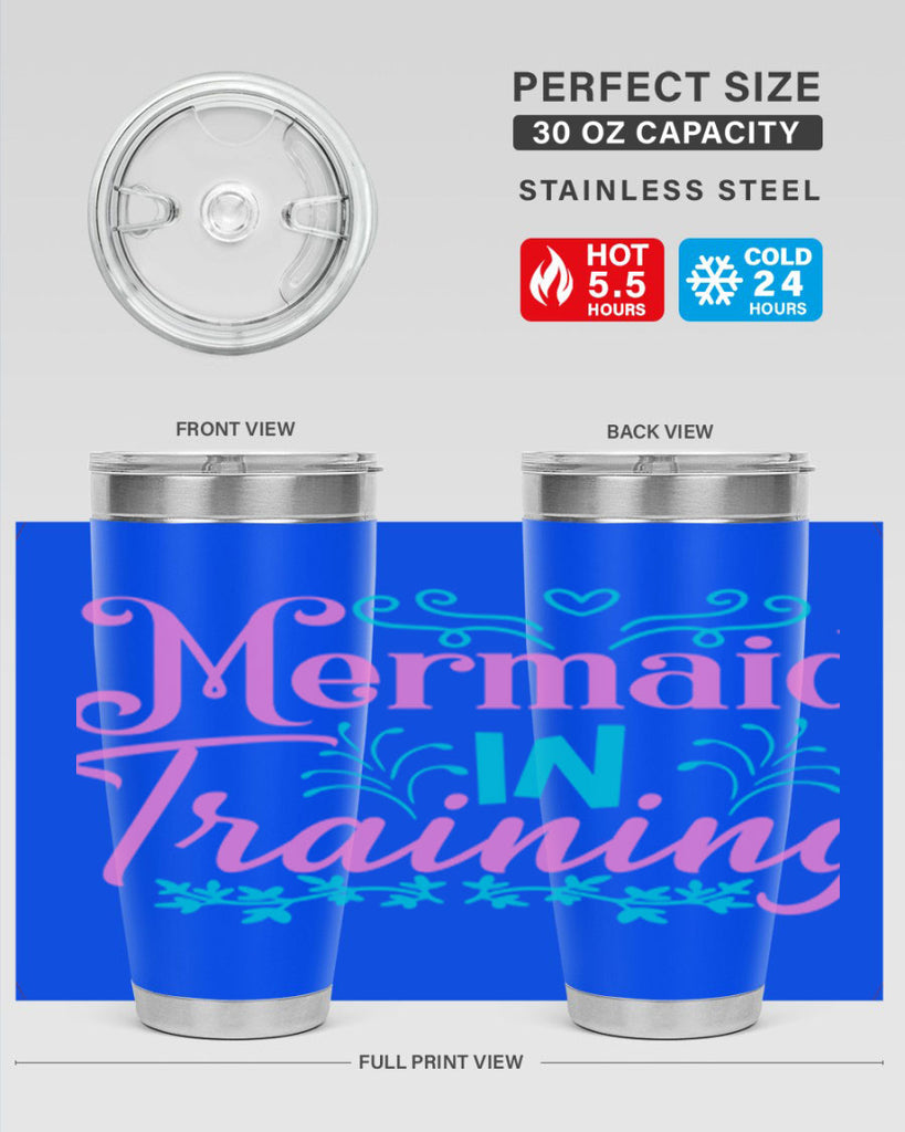 Mermaid In Training 366#- mermaid- Tumbler