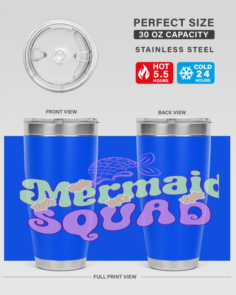 Mermaid Squad 445#- mermaid- Tumbler