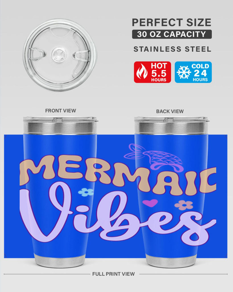 Mermaid Vibes 460#- mermaid- Tumbler