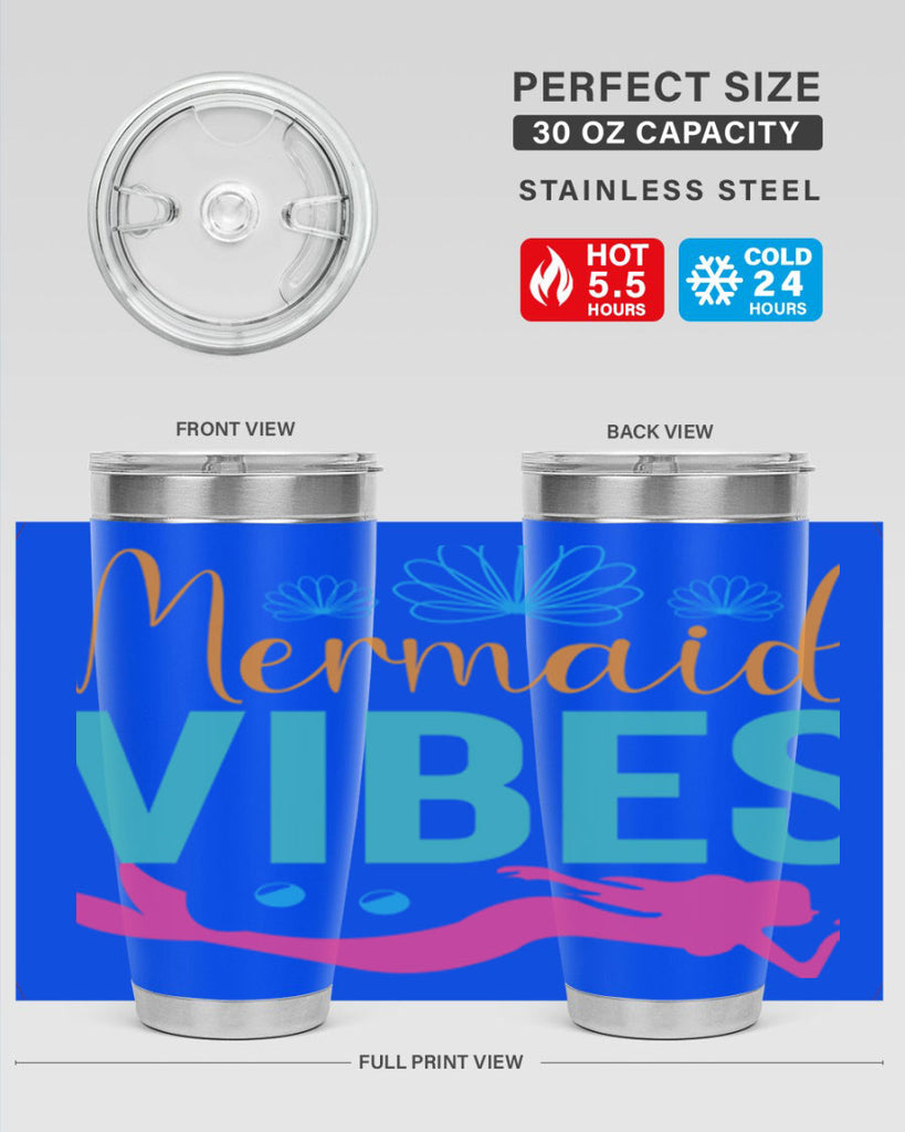 Mermaid Vibes Design 465#- mermaid- Tumbler