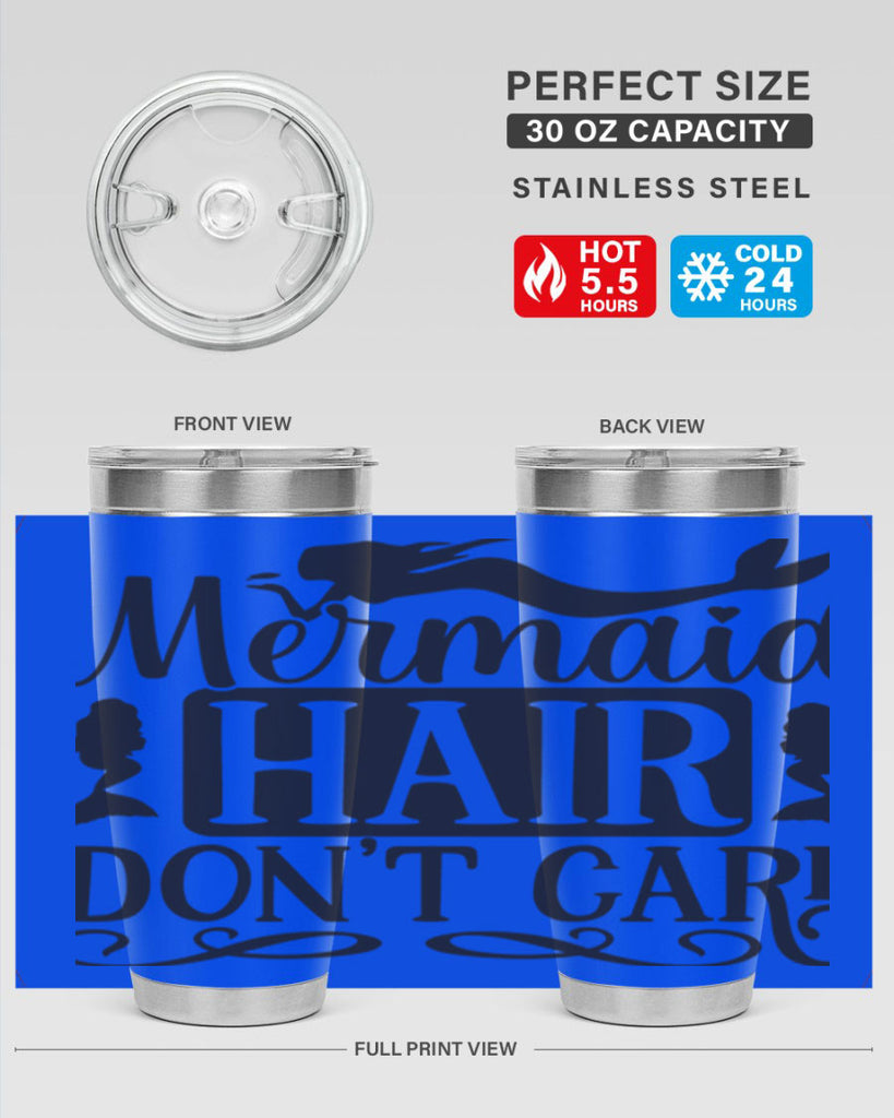 Mermaid hair dont care 409#- mermaid- Tumbler