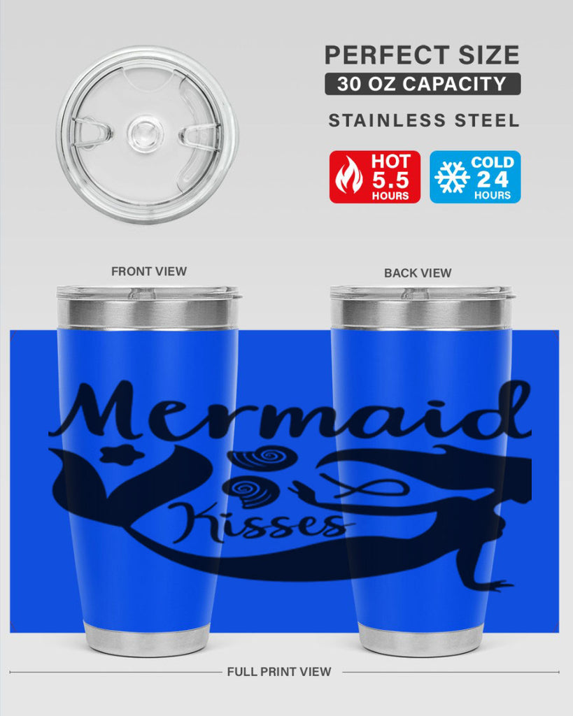 Mermaid kisses design 428#- mermaid- Tumbler