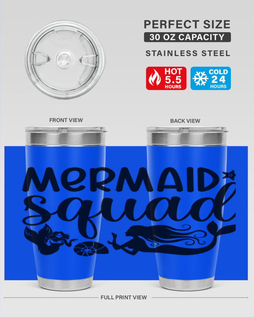 Mermaid squad 447#- mermaid- Tumbler