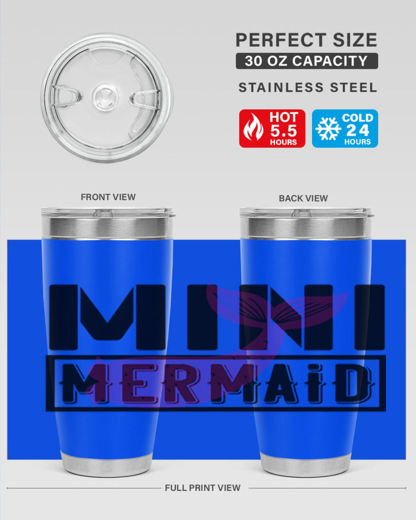 Mini mermaid 504#- mermaid- Tumbler