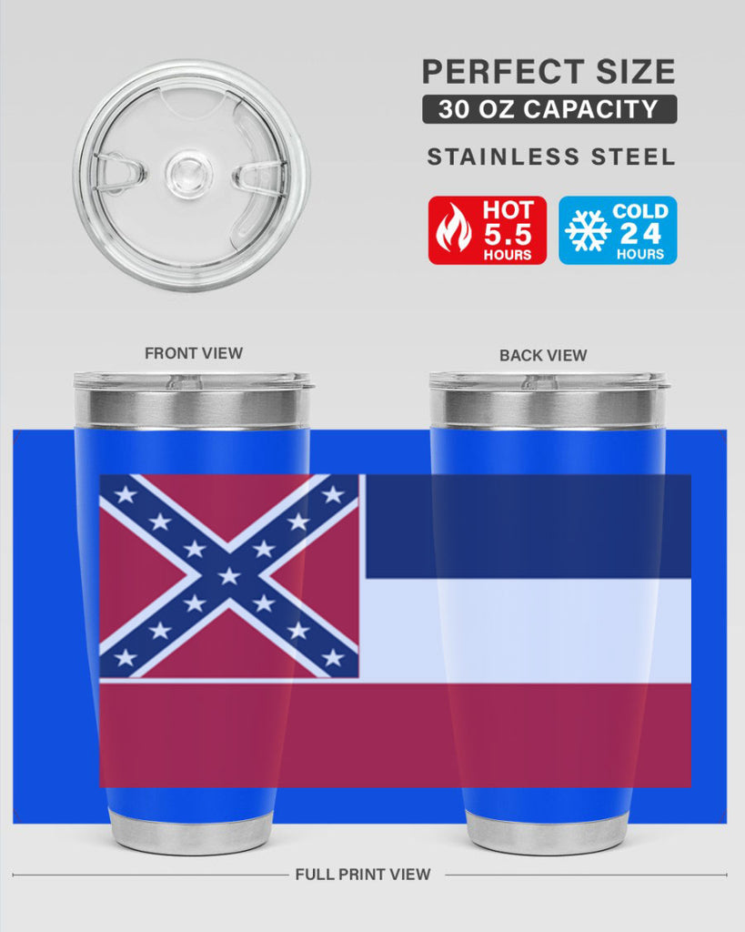 Mississippi 28#- Us Flags- Tumbler