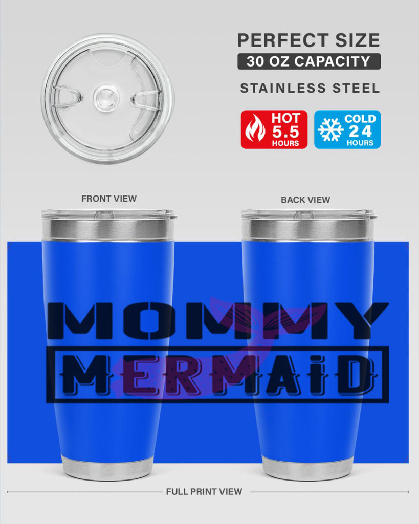 Mommy mermaid 514#- mermaid- Tumbler