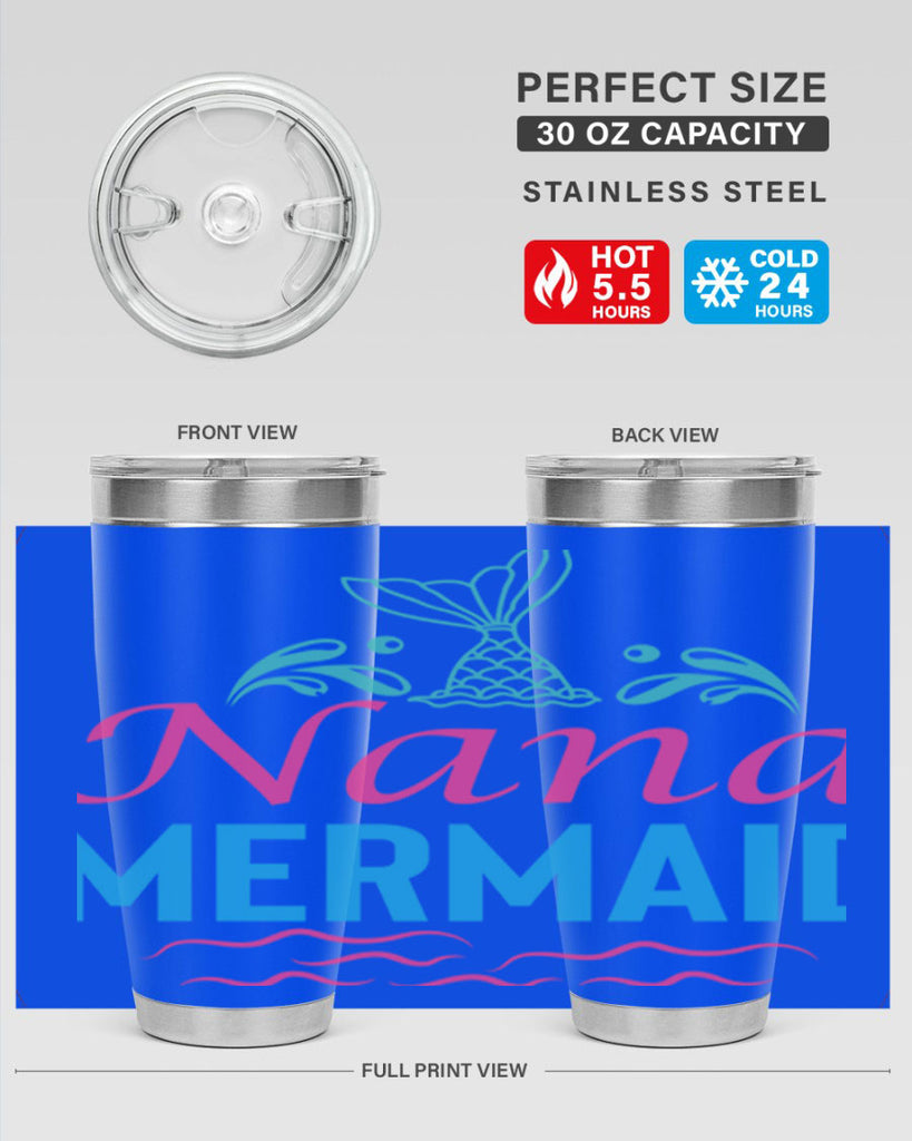 Nana Mermaid Design 518#- mermaid- Tumbler