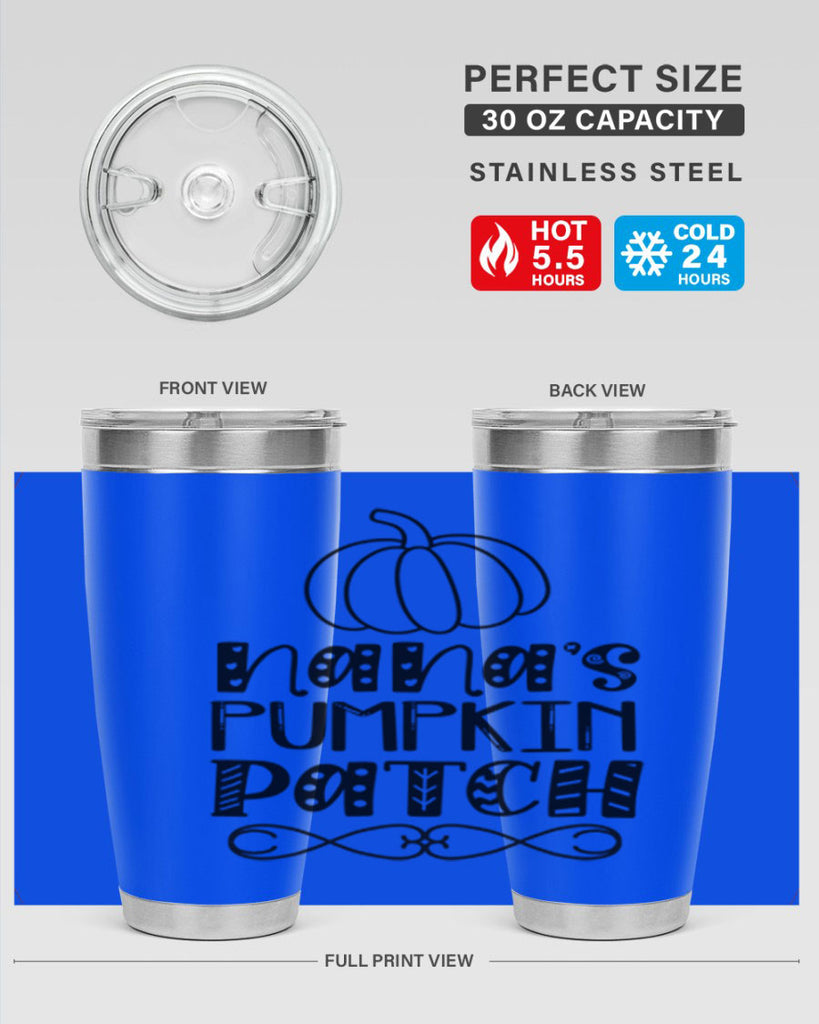 Nana s Pumpkin Patch 439#- fall- Tumbler