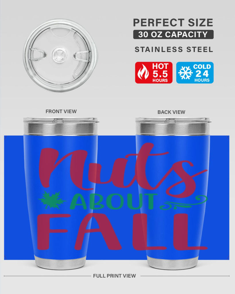 Nuts About Fall 443#- fall- Tumbler