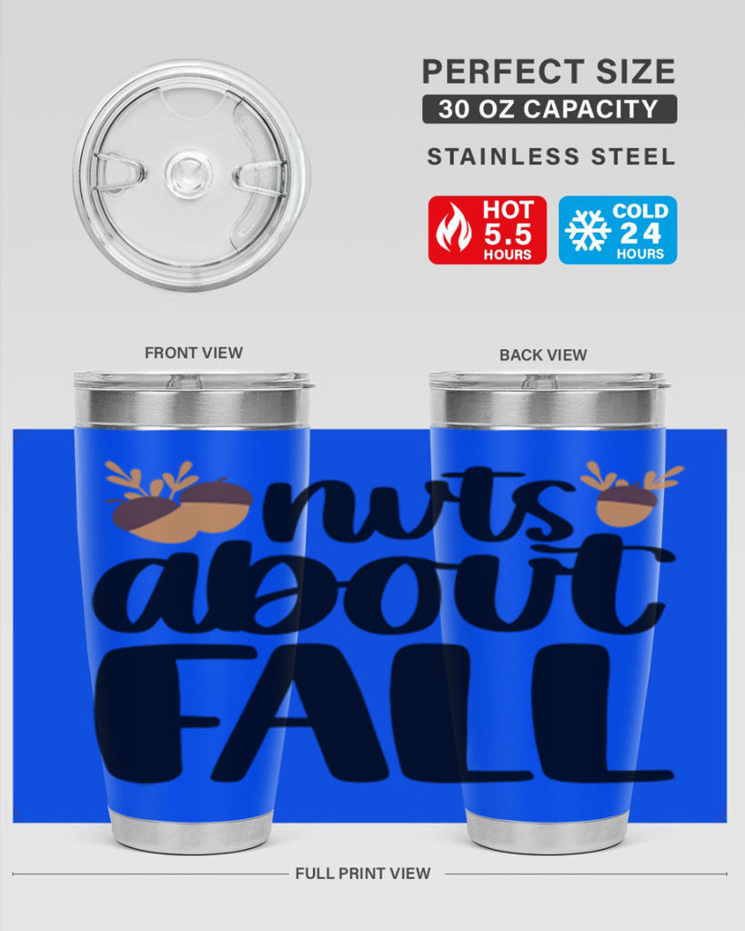 Nuts About Fall 503#- fall- Tumbler