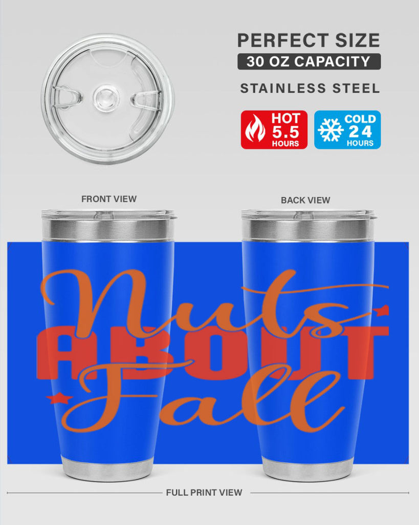 Nuts About Fall Design 444#- fall- Tumbler