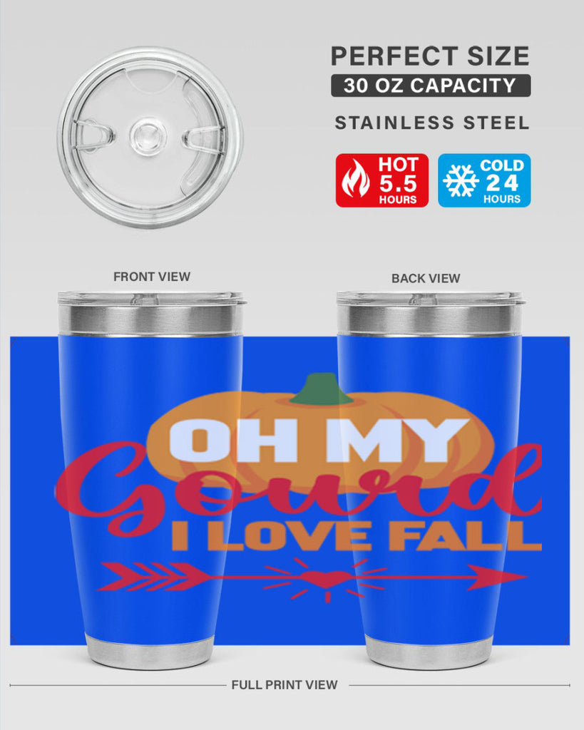 OhMyGourdILove 459#- fall- Tumbler