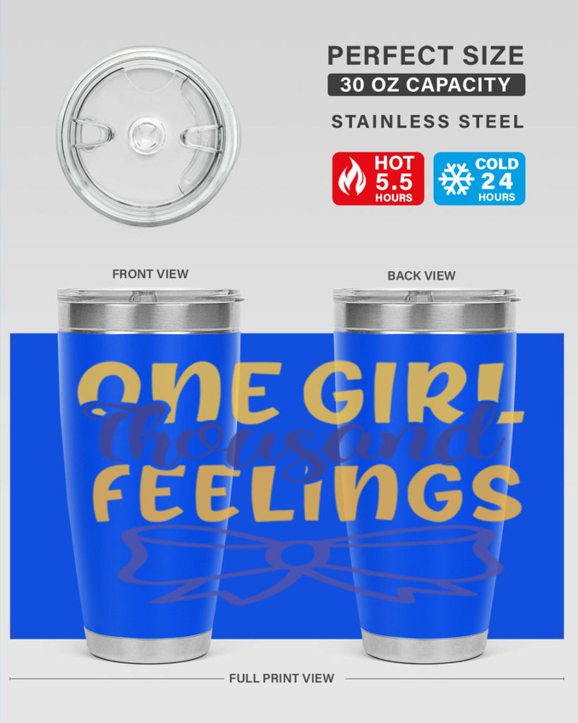 One Girl Thousand Feelings Style 208#- baby- tumbler