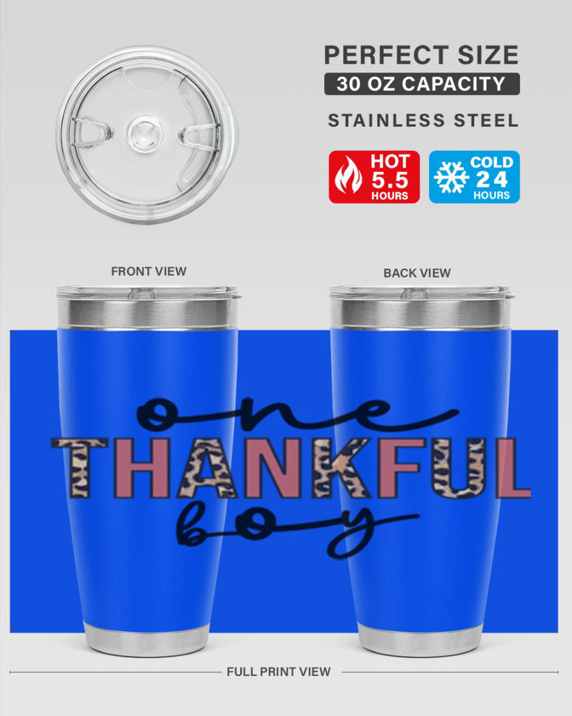 One thankful boy 462#- fall- Tumbler