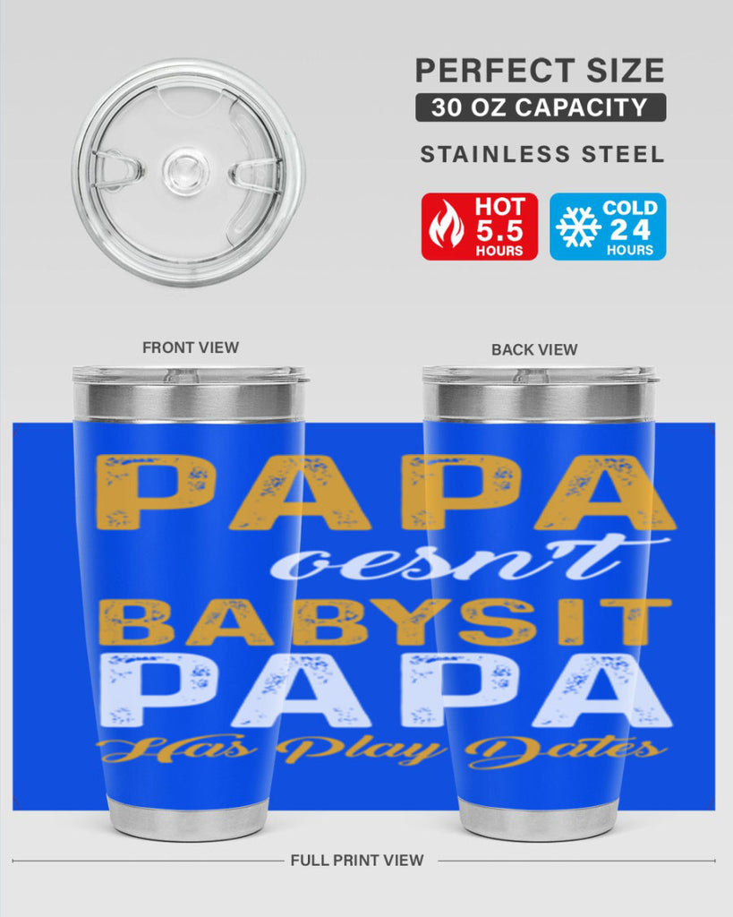 Papa 124#- grandpa - papa- Tumbler