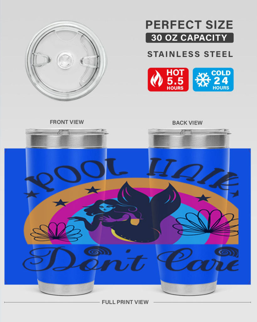 Pool hair dont care 541#- mermaid- Tumbler