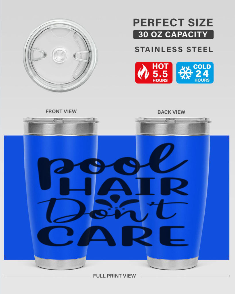 Pool hair dont care 544#- mermaid- Tumbler