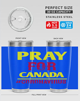 Pray For Canada Style 7#- corona virus- Cotton Tank