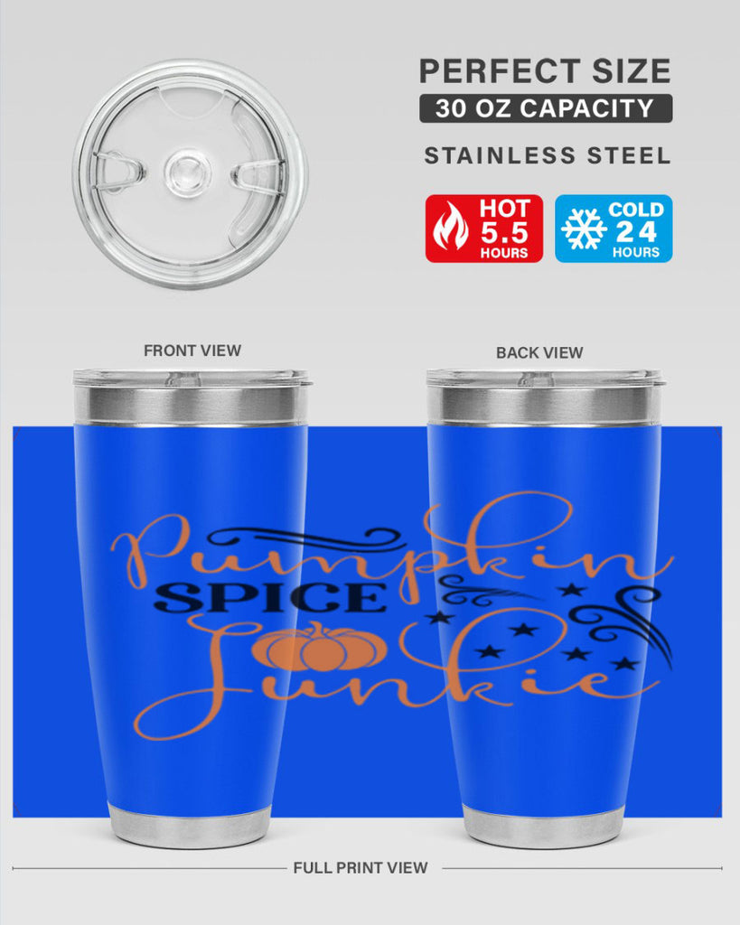 Pumpkin Spice Junkie 549#- fall- Tumbler