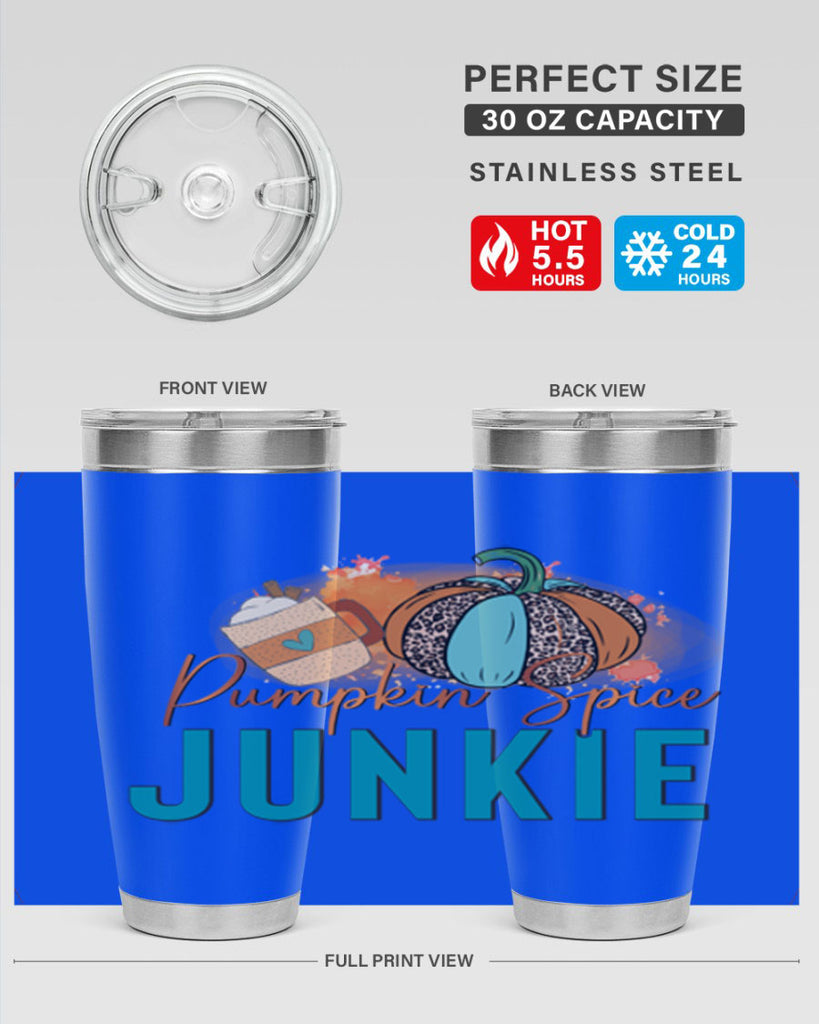 Pumpkin Spice Junkie 550#- fall- Tumbler