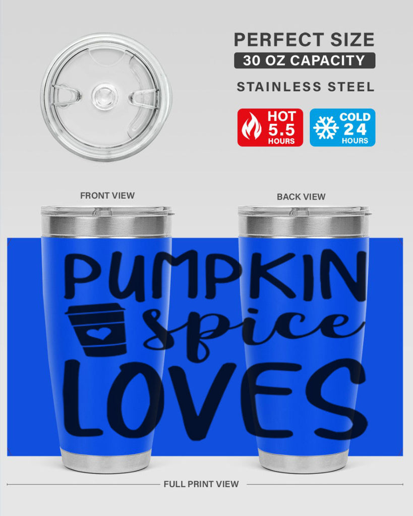 Pumpkin Spice Loves 555#- fall- Tumbler