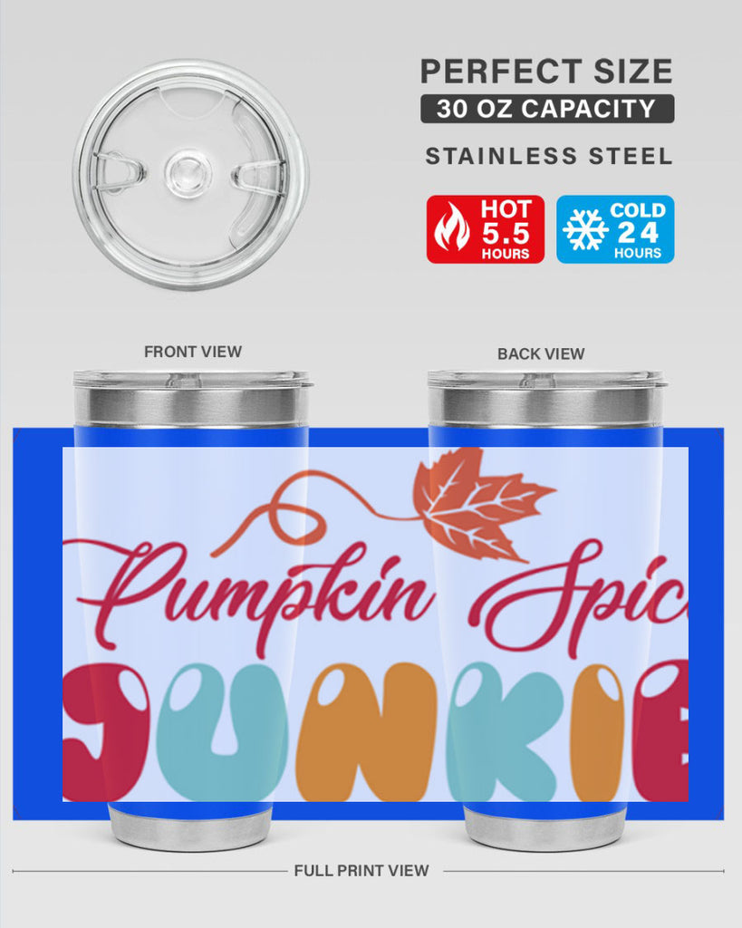 PumpkinSpiceJunkiedesign 569#- fall- Tumbler