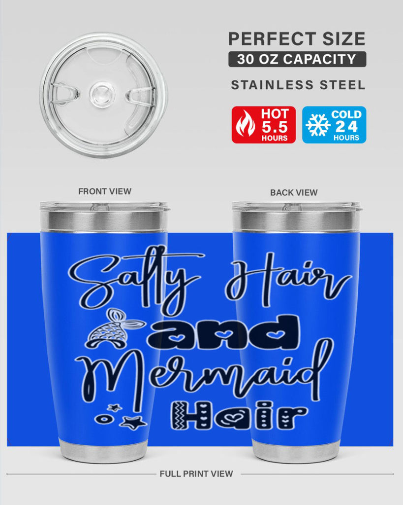 Salty Hair and Mermaid Hair 572#- mermaid- Tumbler