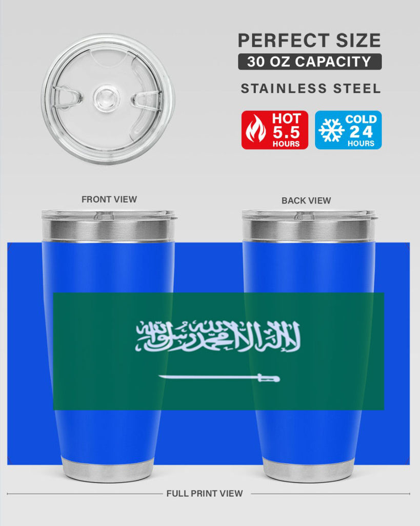 Saudi Arabia 46#- world flags- Tumbler