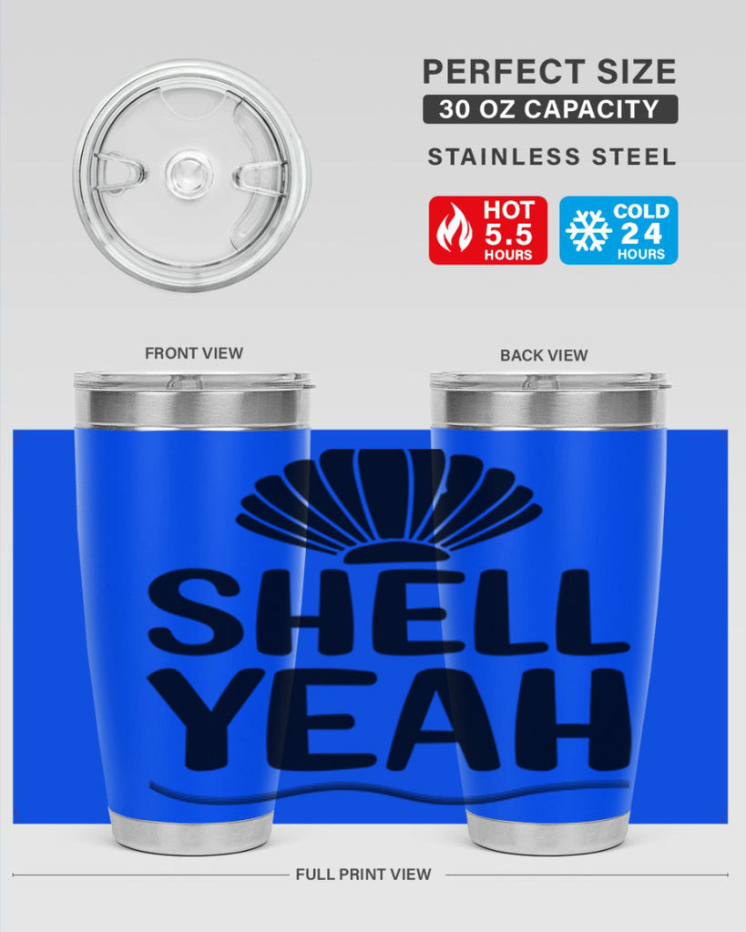 Shell yeah 597#- mermaid- Tumbler