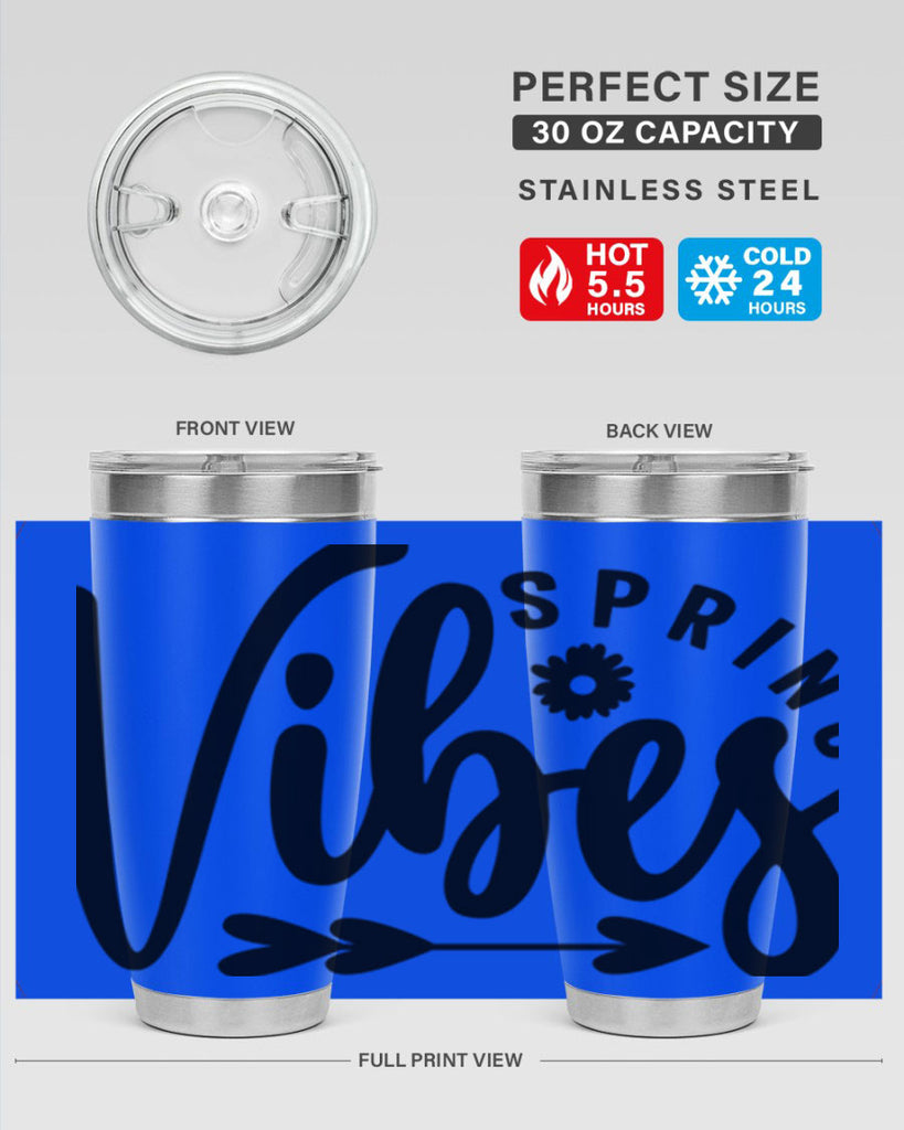 Spring Vibes478#- spring- Tumbler
