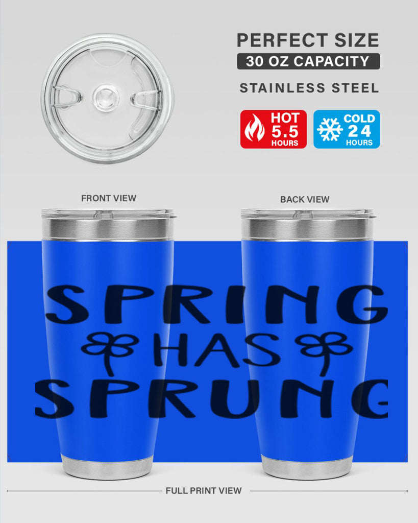 Spring has sprung design  490#- spring- Tumbler