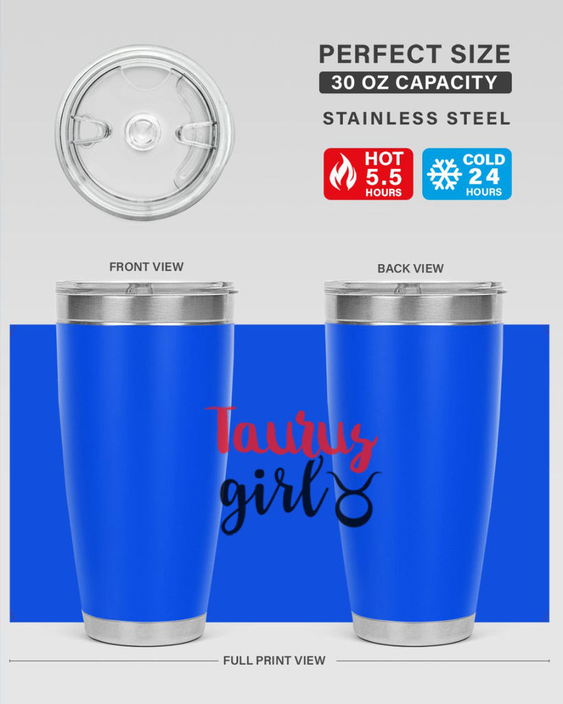 Taurus girl 489#- zodiac- Tumbler