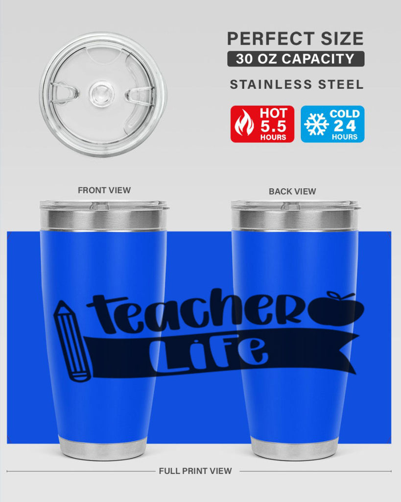 Teacher Life Style 52#- teacher- tumbler