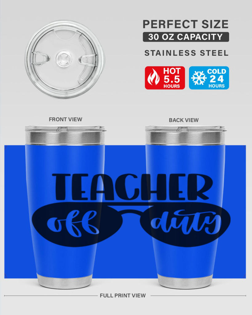 Teacher Off Duty Style 49#- teacher- tumbler