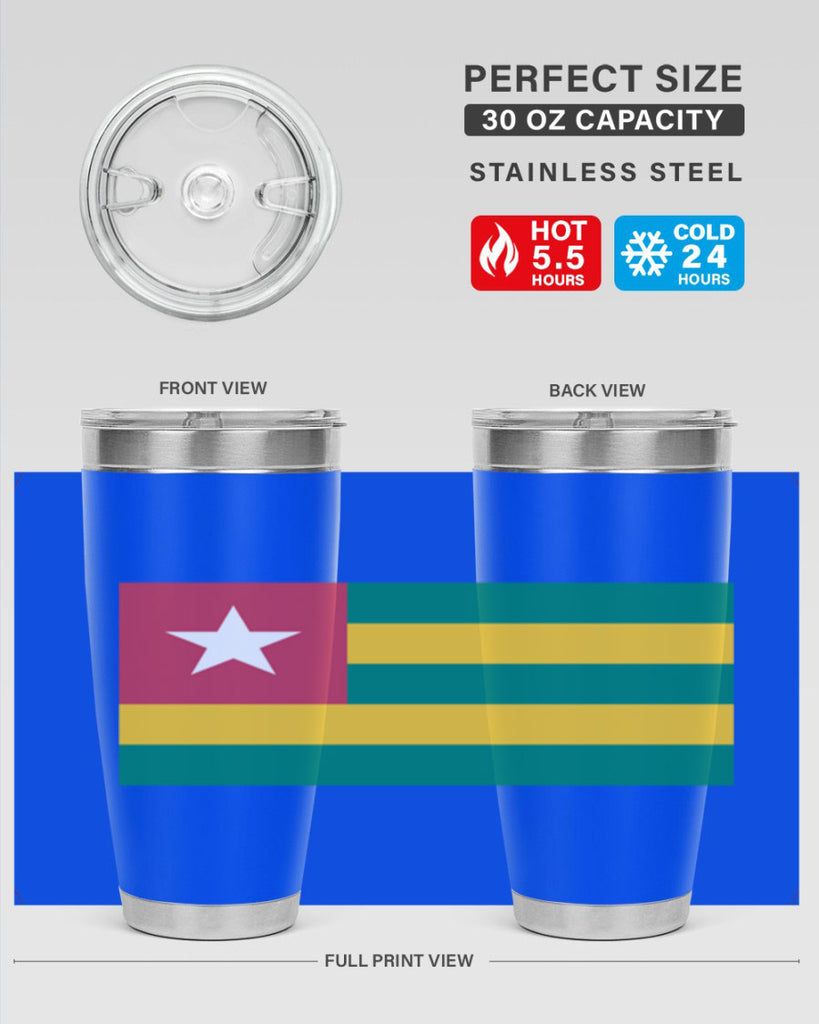 Togo 21#- world flags- Tumbler