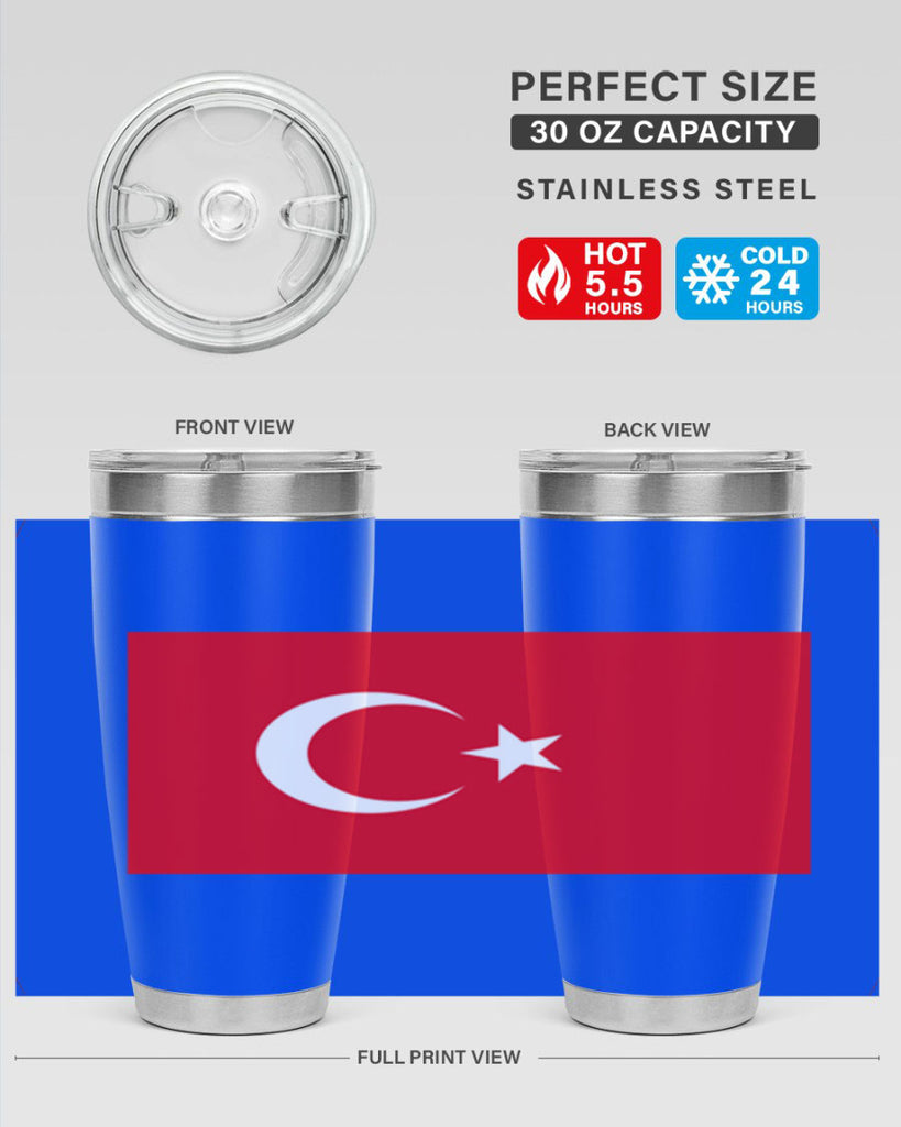 Turkey 17#- world flags- Tumbler