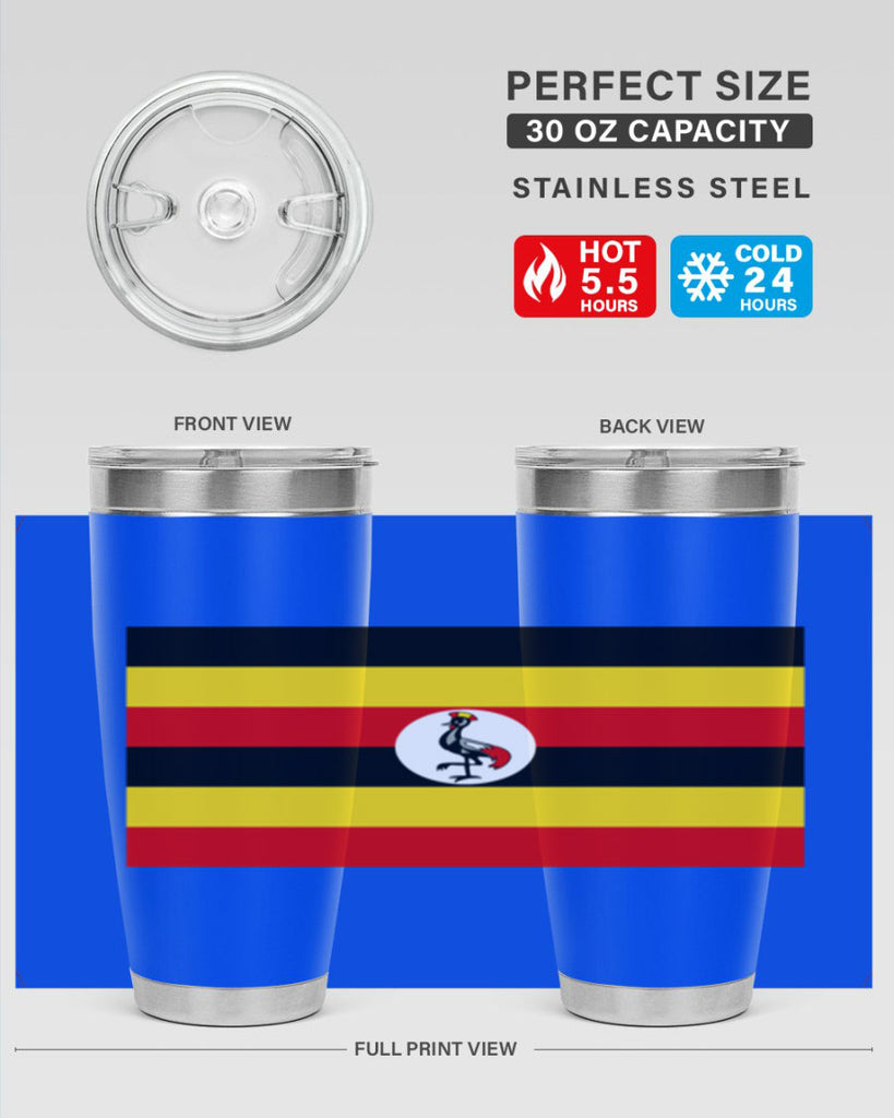 Uganda 14#- world flags- Tumbler