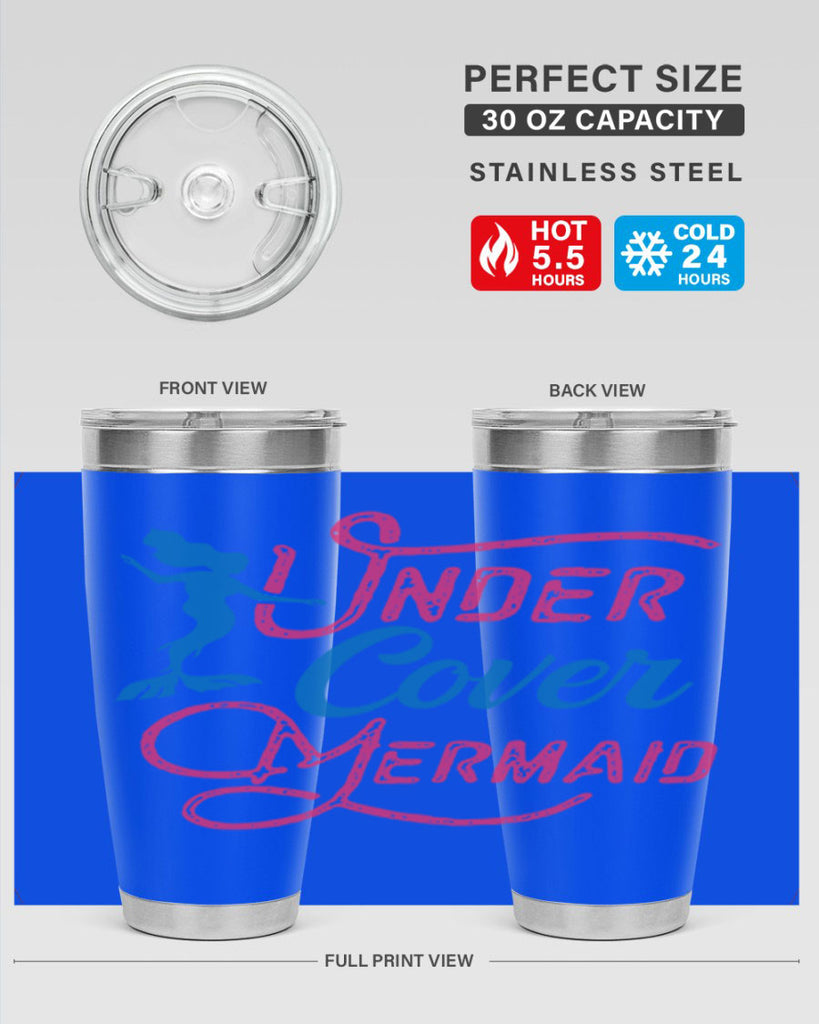 Under Cover Mermaid 640#- mermaid- Tumbler