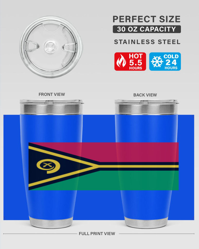 Vanuatu 7#- world flags- Tumbler