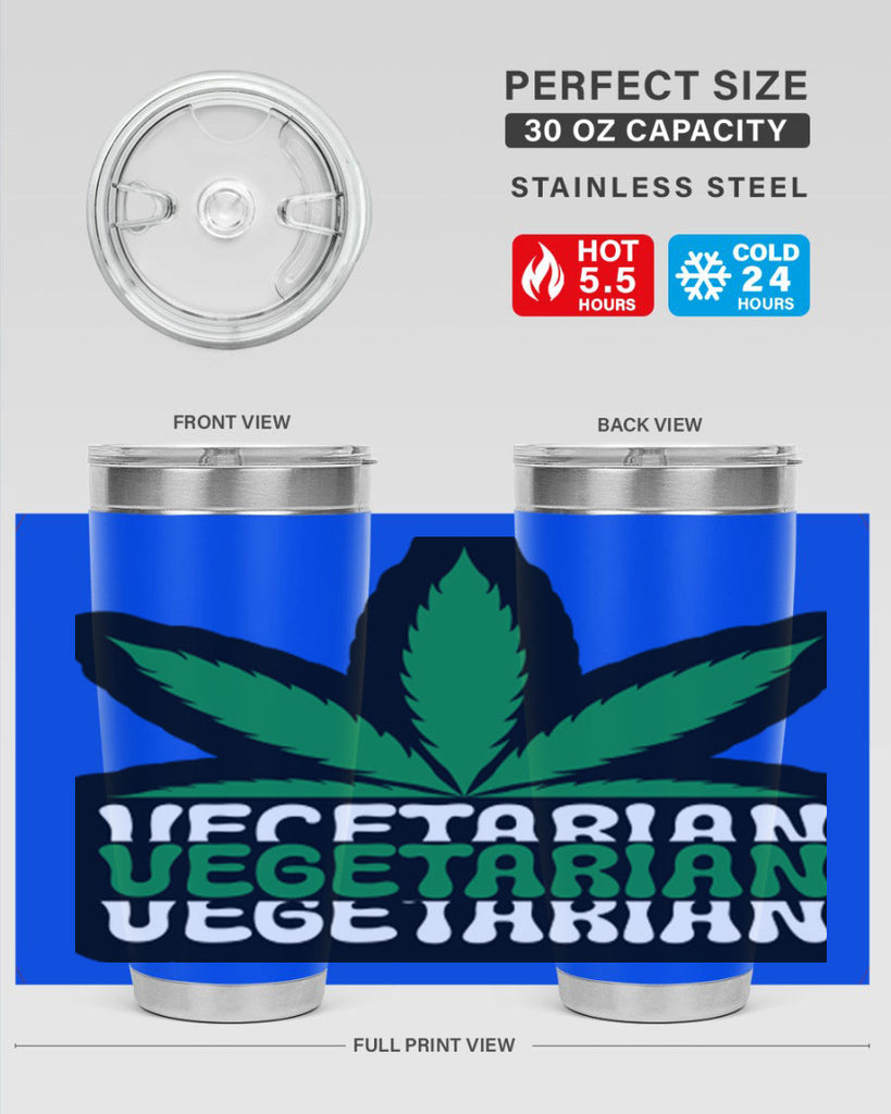 Vegetarian 271#- marijuana- Tumbler