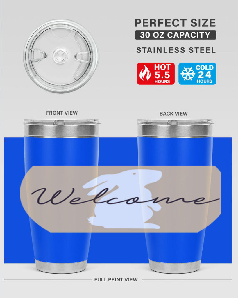 Welcome Bunny569#- spring- Tumbler