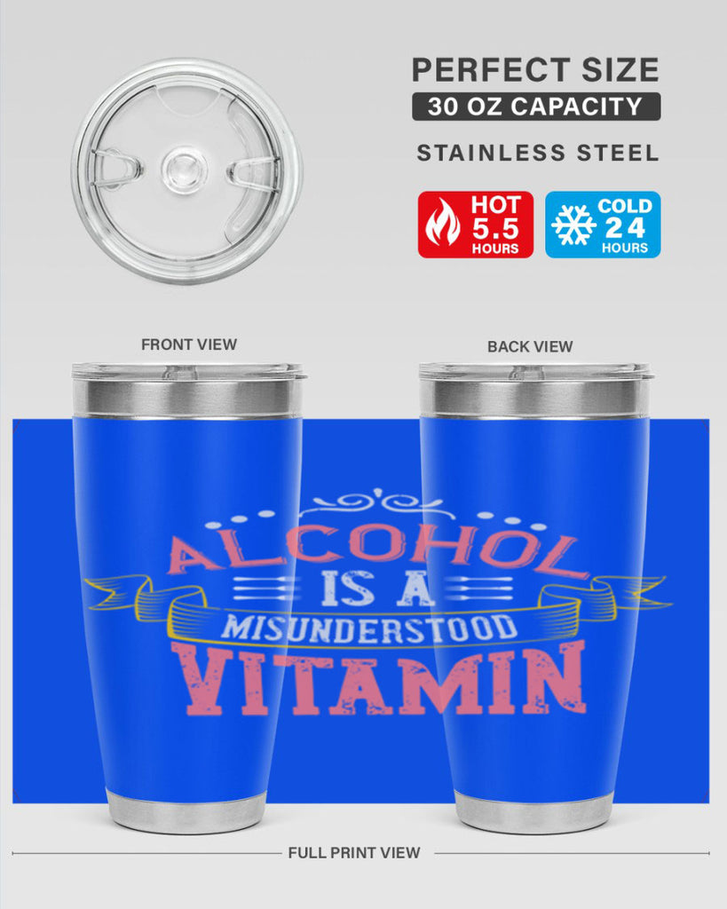 alcohol is a misunderstood vitamin 50#- cooking- Tumbler