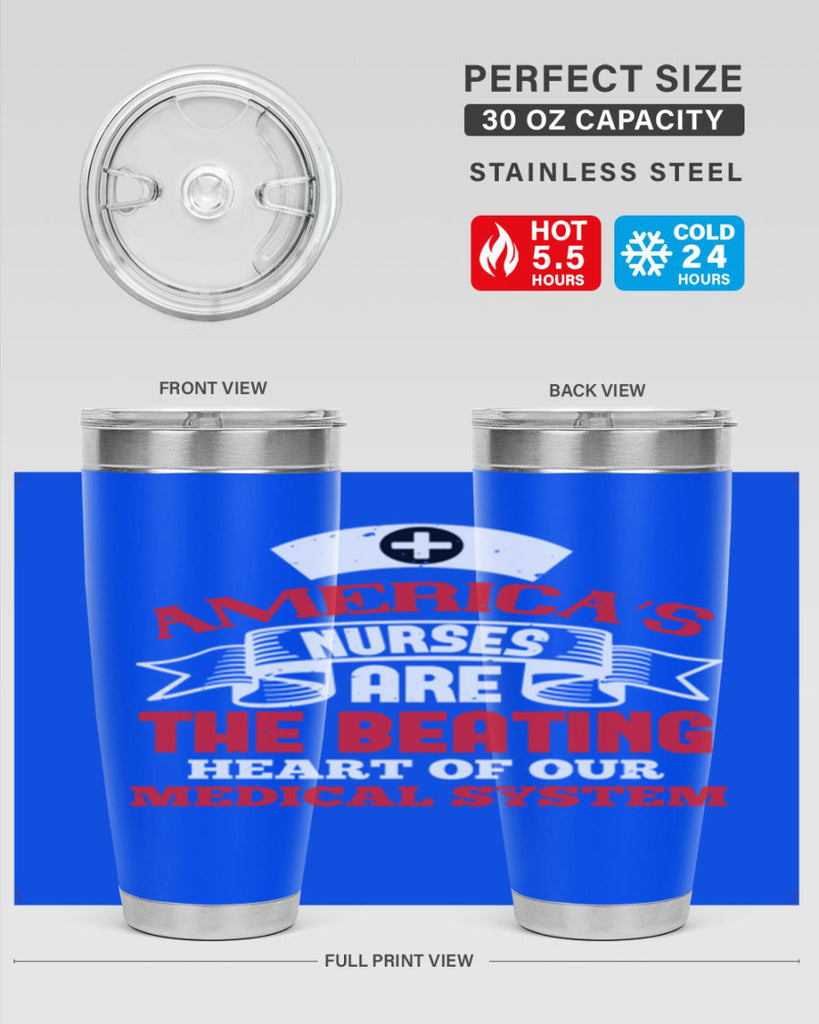 americas nurses are Style 295#- nurse- tumbler