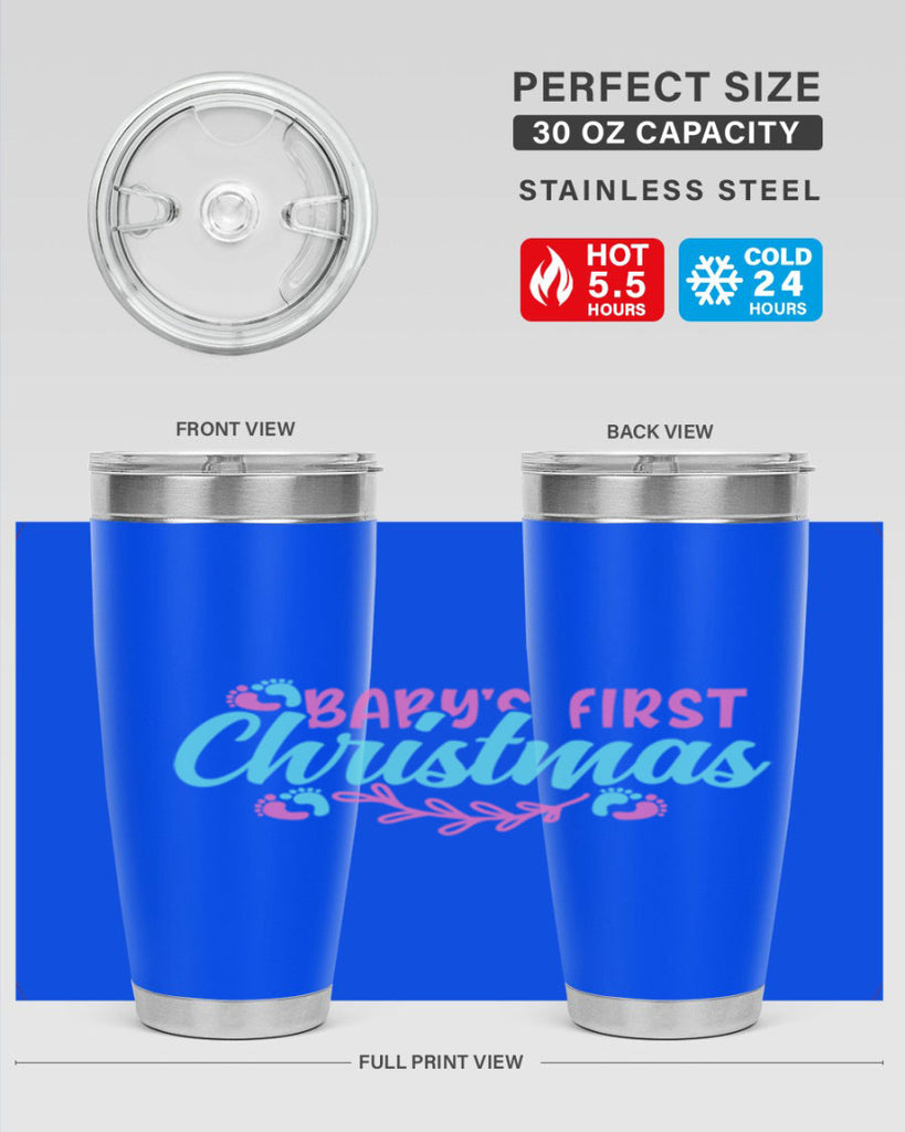 babys first christmas Style 287#- baby- tumbler