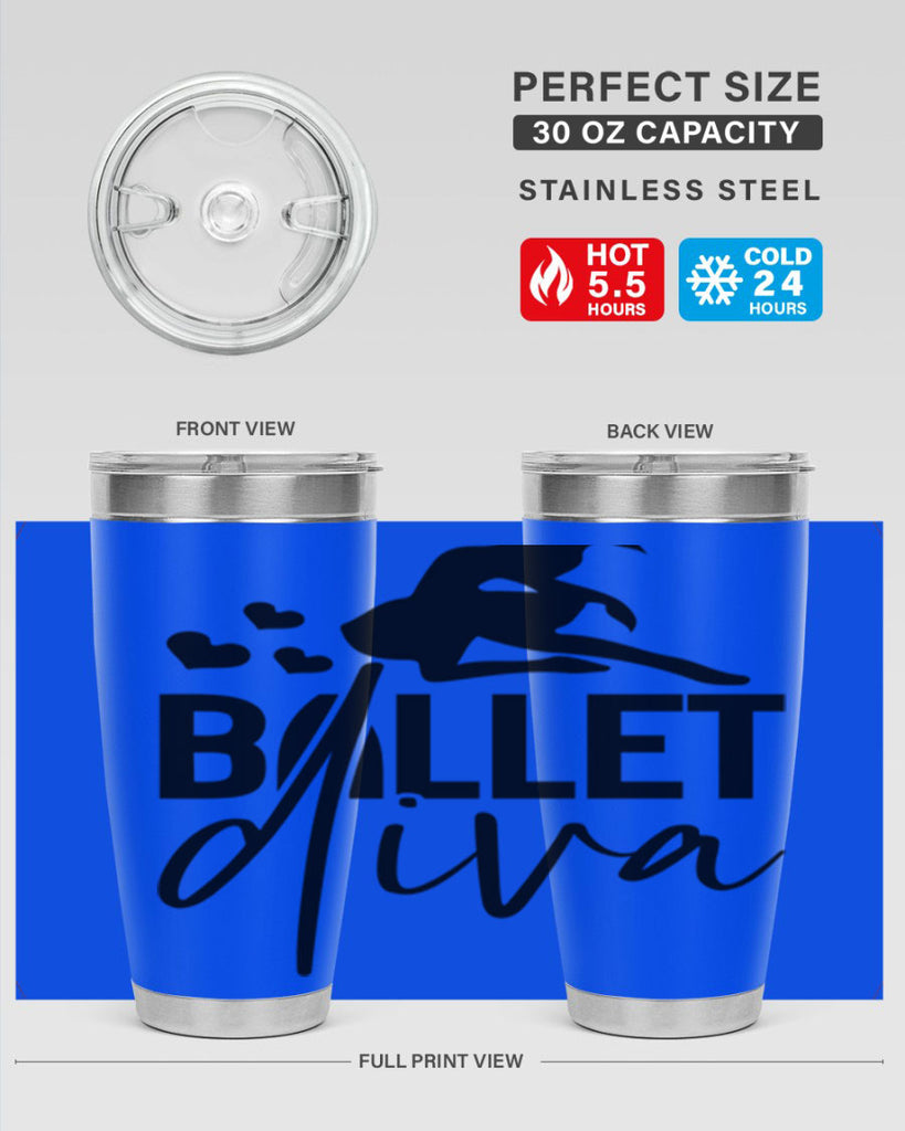 ballet diva 4#- ballet- Tumbler